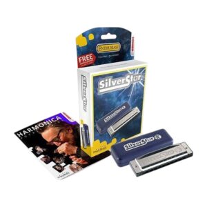 Φυσαρμόνικα σε ΛΑ Ματζόρε HOHNER 504/20 Silver Star Α - Image 2