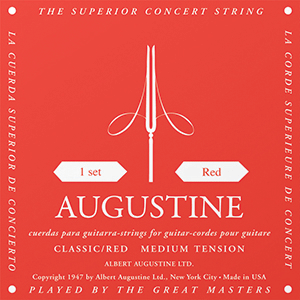 Χορδές Augustine Classic Red Medium Tension