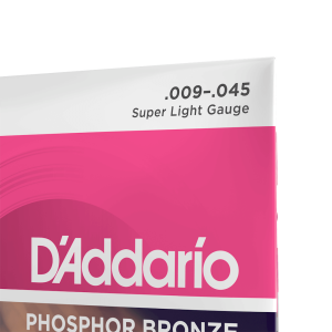 D'Addario Phosphor Bronze Acoustic Guitar Strings |  9-45 Super Light - Image 2