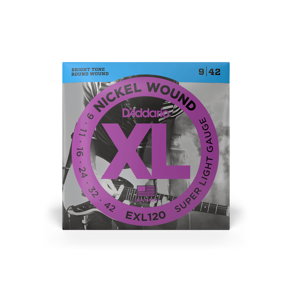 Χορδές Ηλεκτρικής Κιθάρας D'Addario EXL120 Nickel wound | Super Light, 09-42