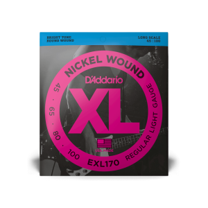 Χορδές Ηλεκτρικού Μπάσου D'Addario EXL170 Nickel, Long Scale | 45-100 Regular Light