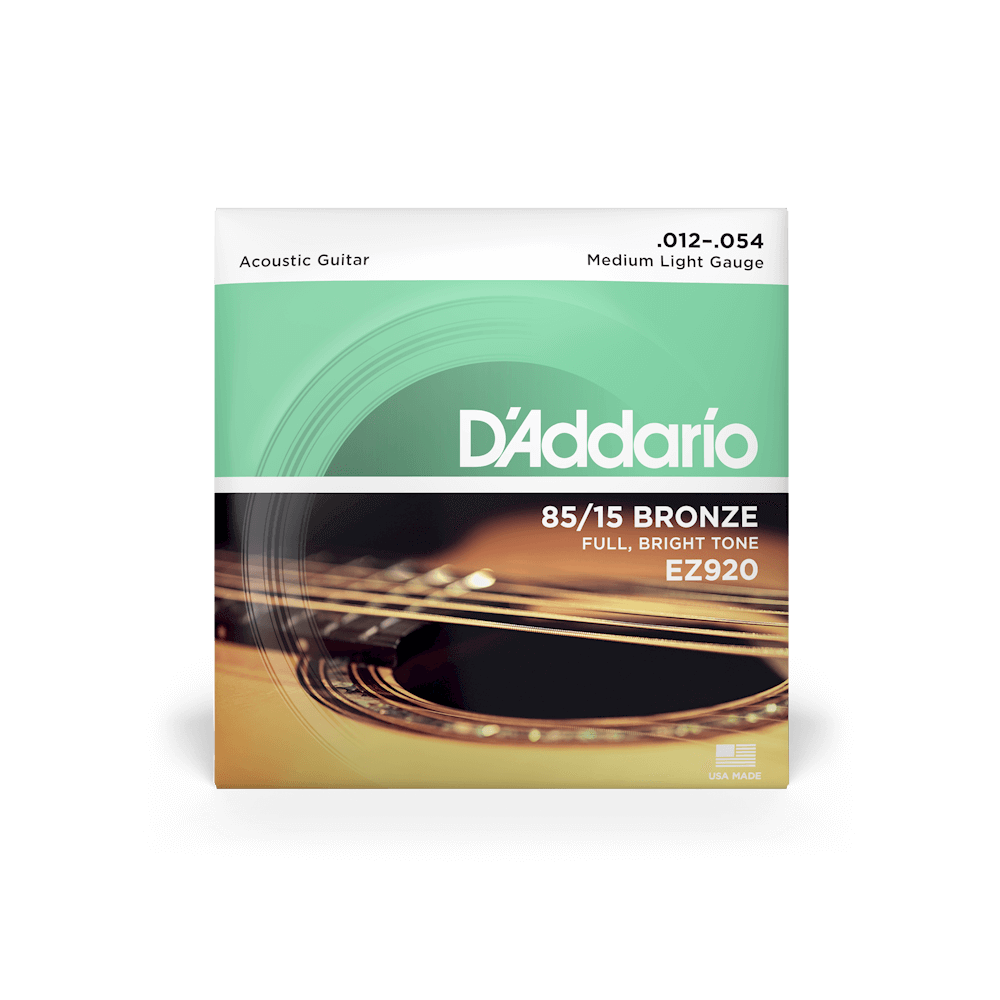 Χορδές Ακουστικής Κιθάρας D'Addario EZ920 Bronze | Medium Light, 12-54