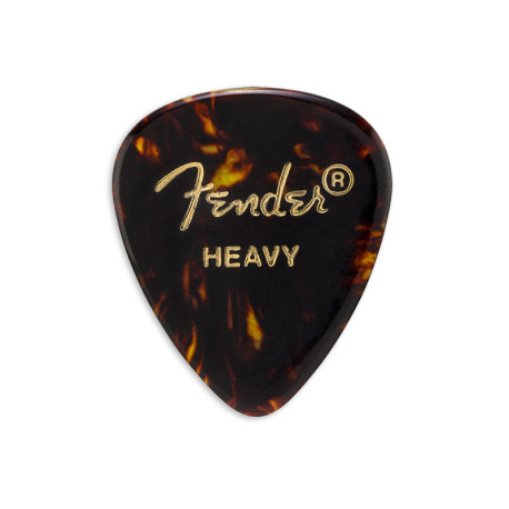 FENDER 451 SHAPE CLASSIC CELLULOID PICKS HEAVY (5 pcs)