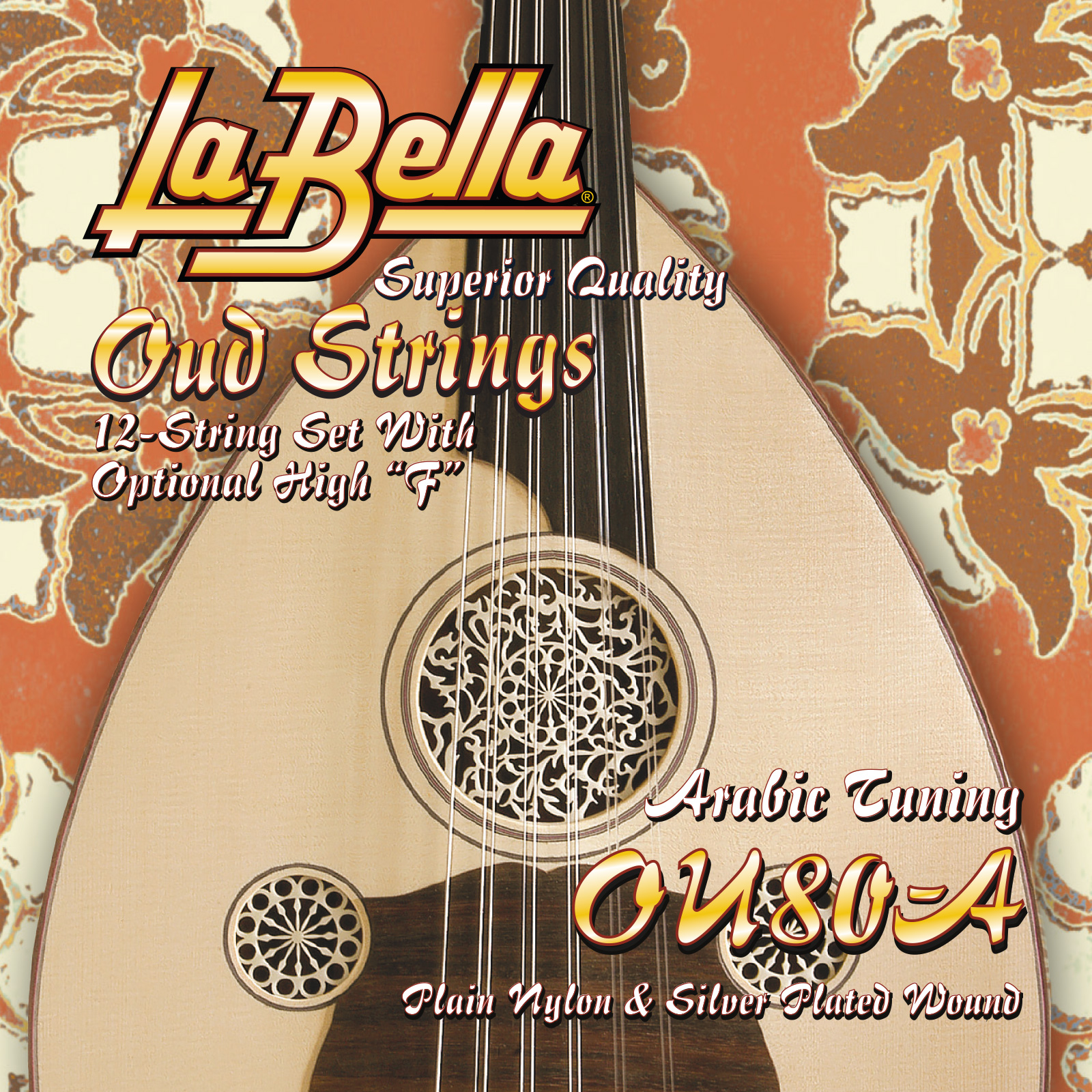 La Bella OU80-A σετ χορδές Αράβικου Ουτιού