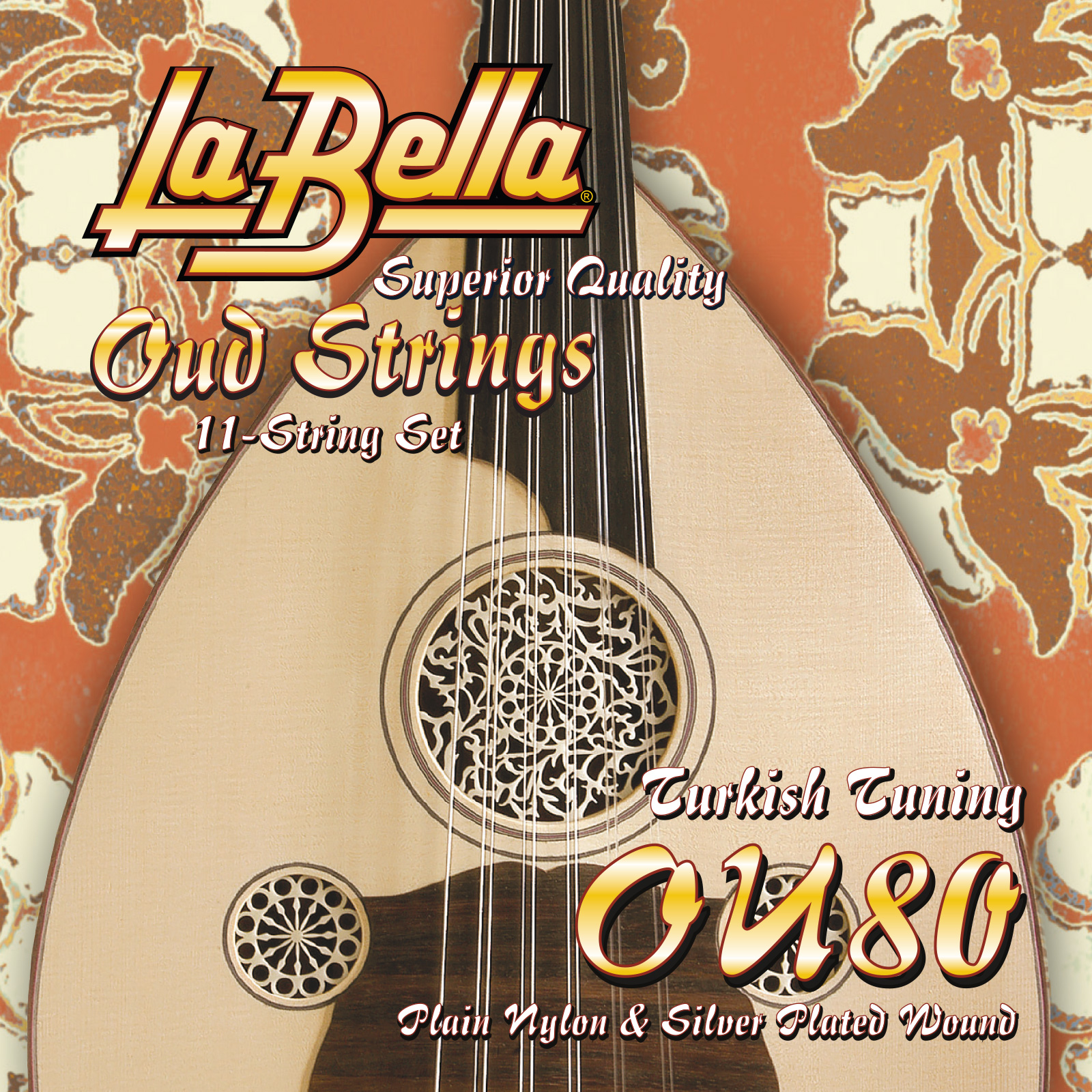 La Bella OU80 σετ χορδές Τουρκικού Ουτιού