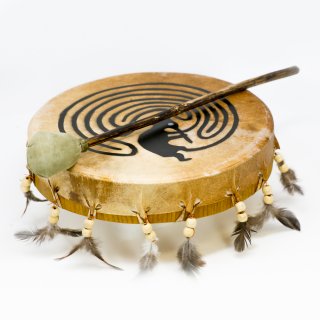 Shaman Drum painted 30cm